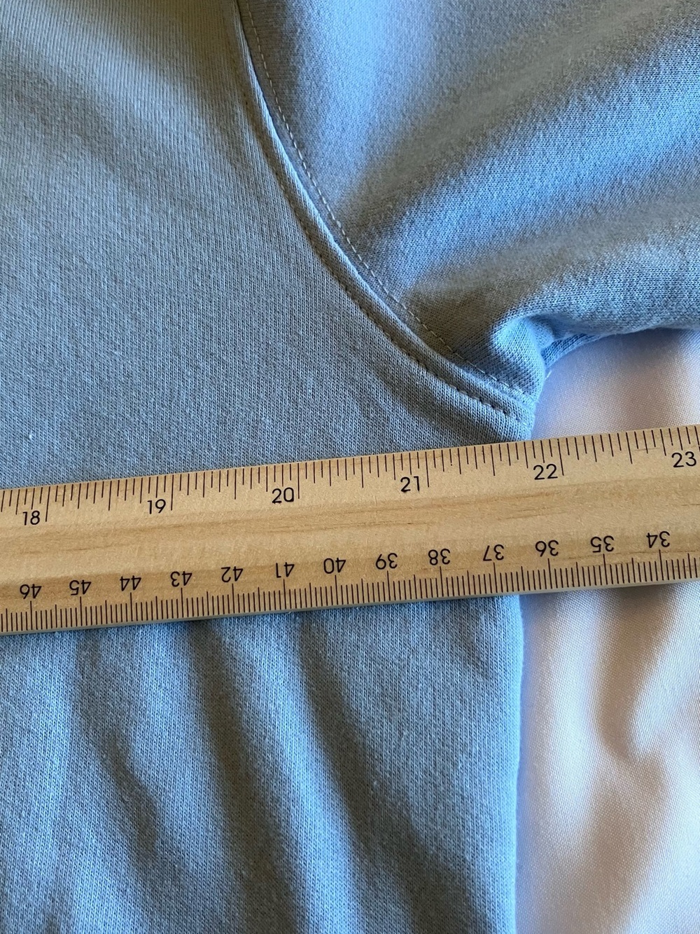 Morning Sun NWT size M, Christmas long sleeve Blue Crewneck Sweatshirt. - Picture 6 of 7